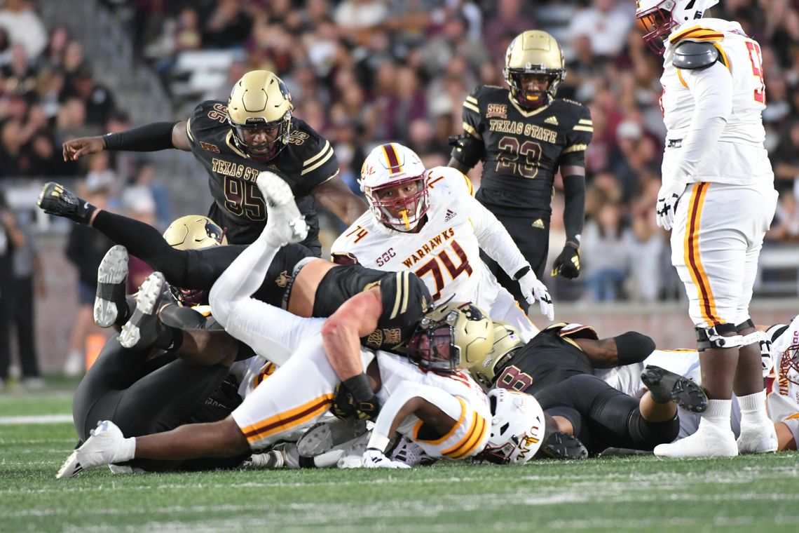 Texas State battles longtime foe Louisiana Monroe Texas State battles longtime foe Louisiana Monroe