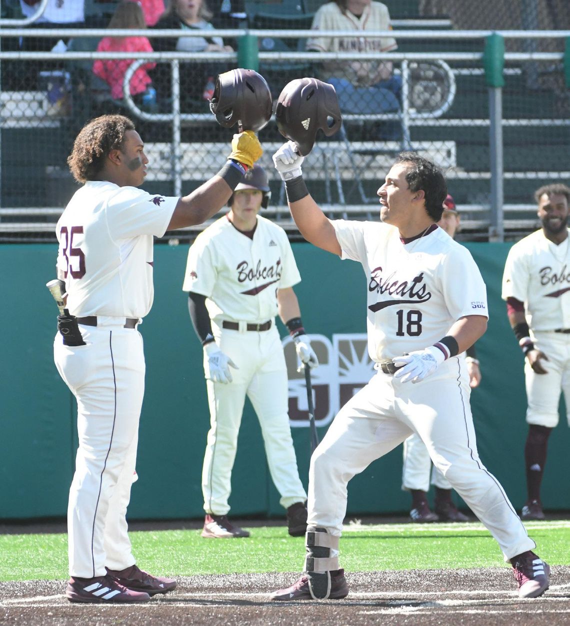 Texas State blows out Northwestern in sweep