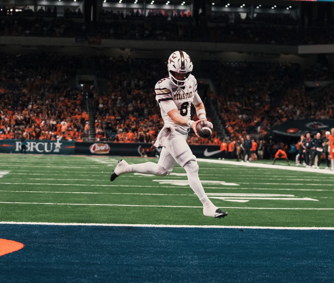 Texas State defeats UTSA for the first time in the Alamodome behind 286 passing yards from Jackson Texas State defeats UTSA for the first time in the Alamodome behind 286 passing yards from Jackson