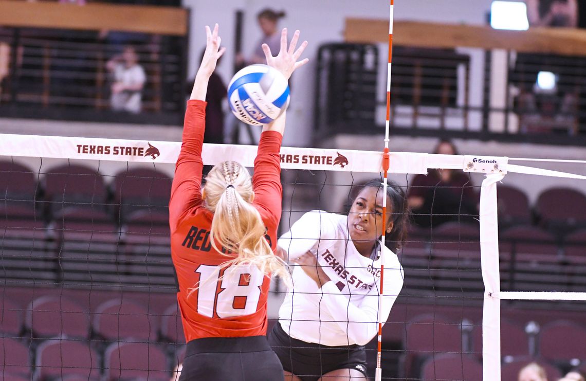 Texas State earns Senior Day sweep over Arkansas State