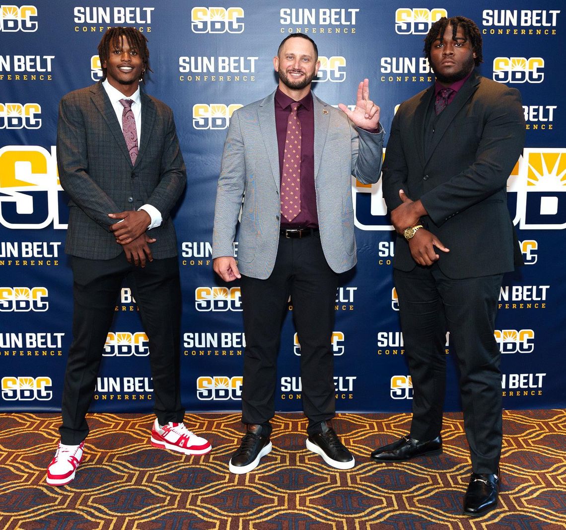 Texas State head coach, players speak at media day