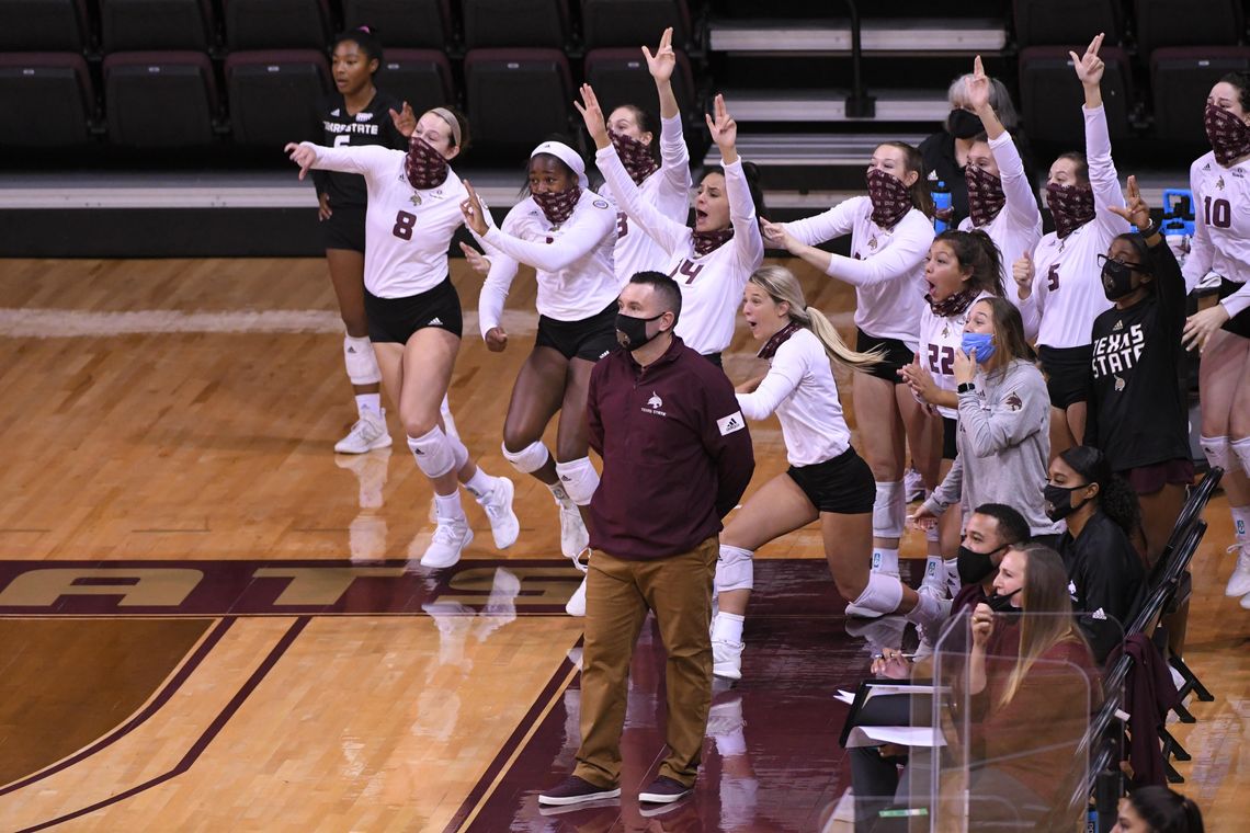 Texas State hoping for three-peat of Sun Belt title this weekend