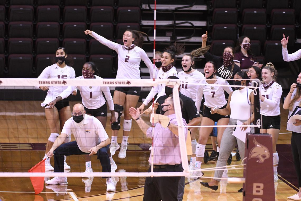 Texas State inches closer to Sun Belt crown after sweep of UTA