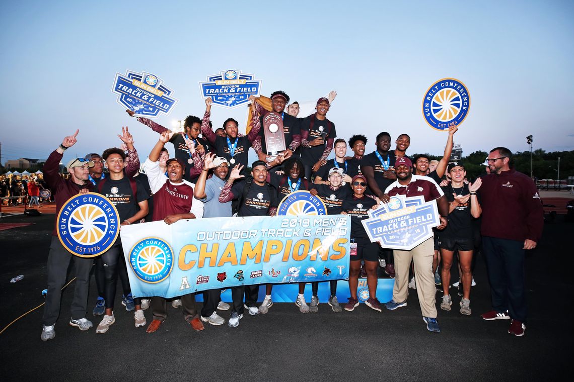 Texas State men crowned Sun Belt champions, women place second