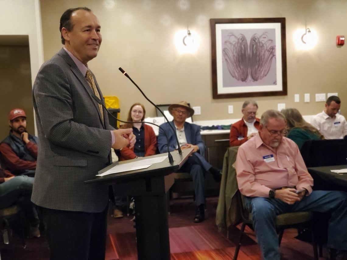 Texas State President outlines university’s goals at Rotary Club meeting