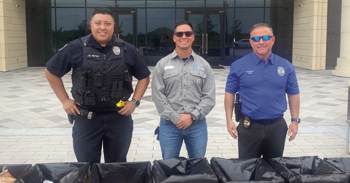 Texas Water Utilities partners and Kyle PD host National Prescription Drug Take Back Day