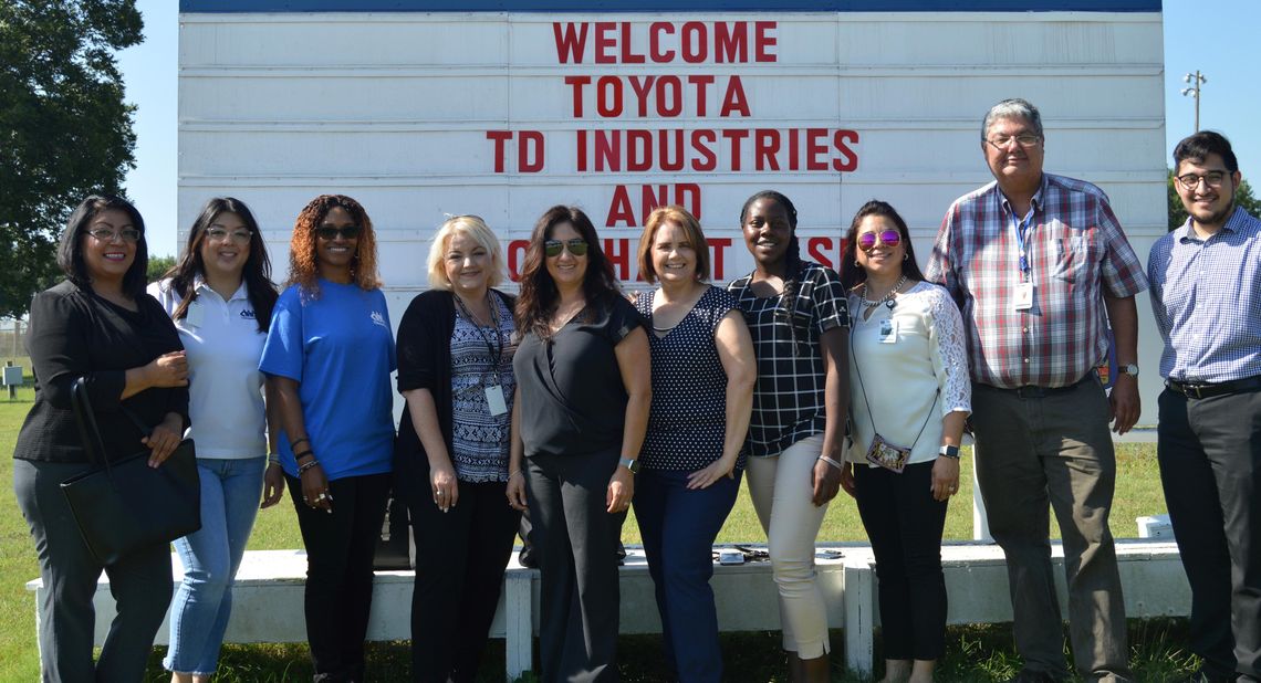 Toyota and TD Industries Tour Gary Job Corps