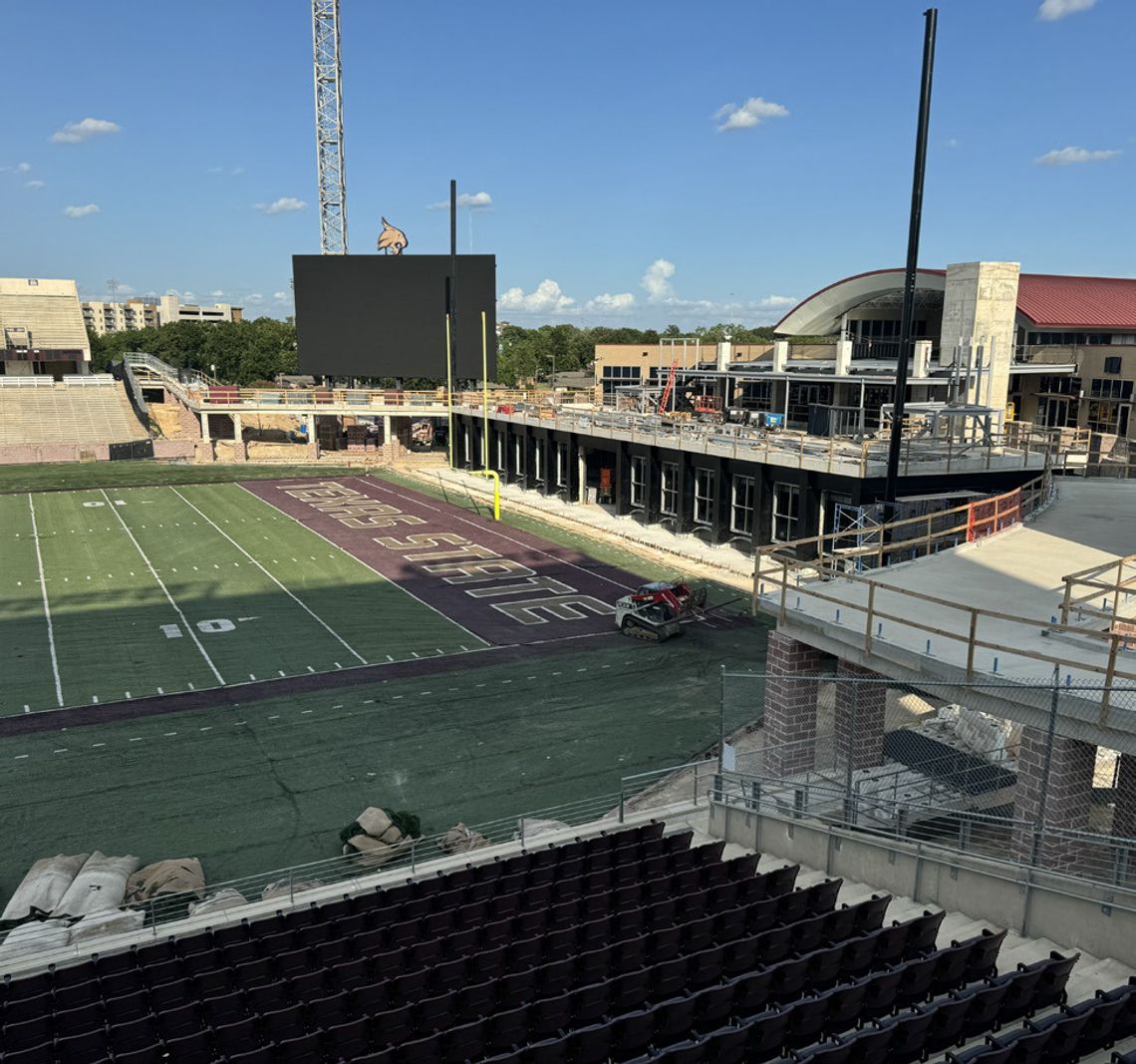 Turf installation begins at UFCU Stadium