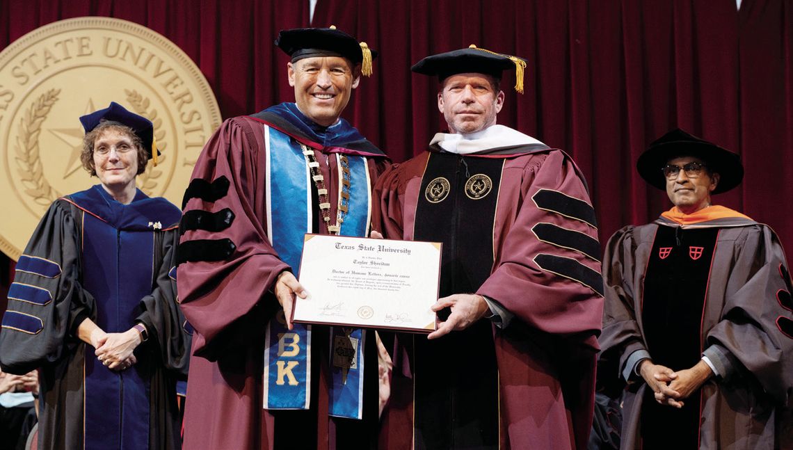 TXST Graduation celebrates four honorary degree recipients
