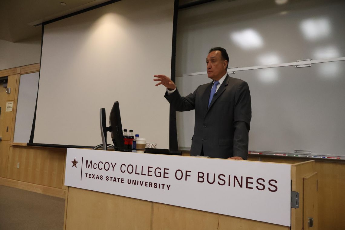 TXST hosts former HUD Secretary for Entrepreneurial Speaker Series