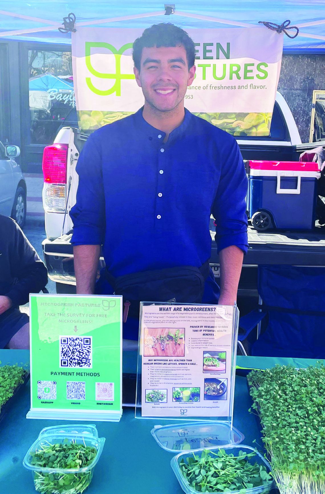 TXST student grows microgreen business TXST student grows microgreen business
