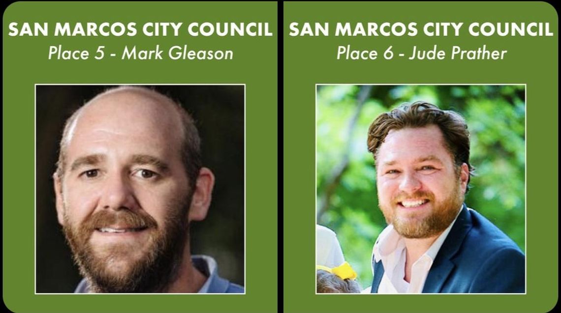 UNOFFICIAL: Gleason, Prather claim victory in San Marcos City Council place 5, place 6 races