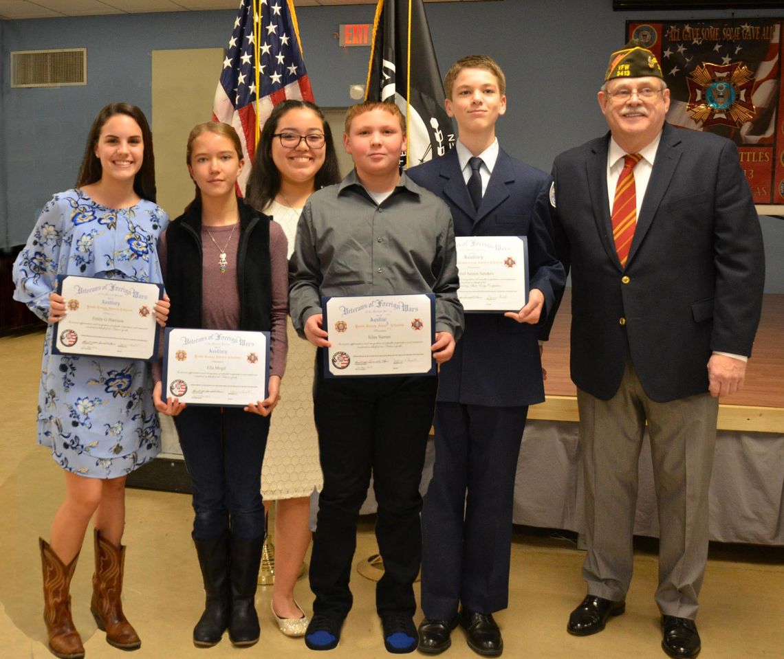 VFW announces winners