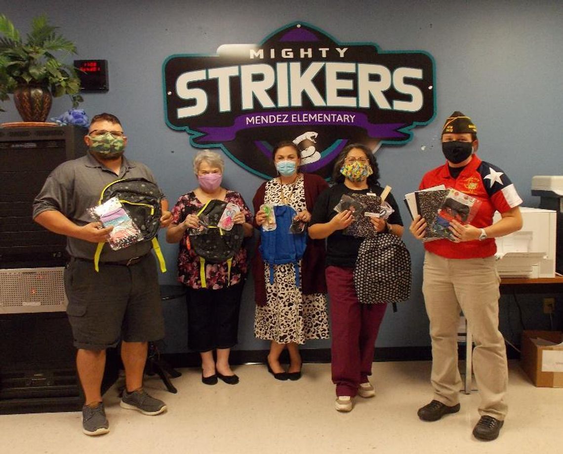 VFW Post 3413 holds mask, school supply drive
