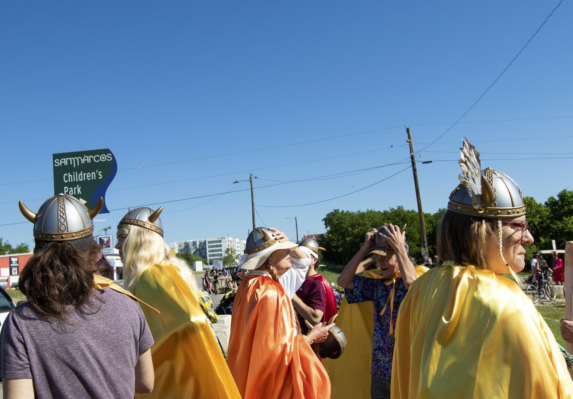 ‘Viking Goddess’ honored at Just For Fun Parade