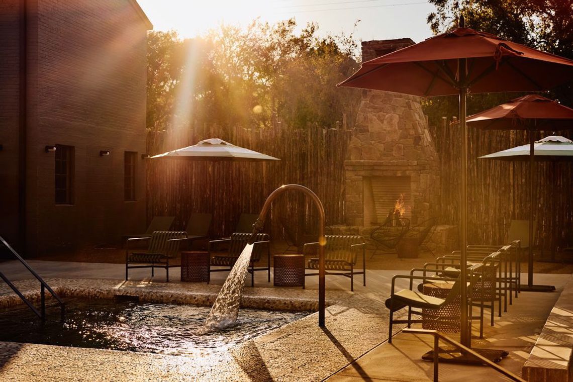 Winter retreat at Ottine Mineral Springs Winter retreat at Ottine Mineral Springs