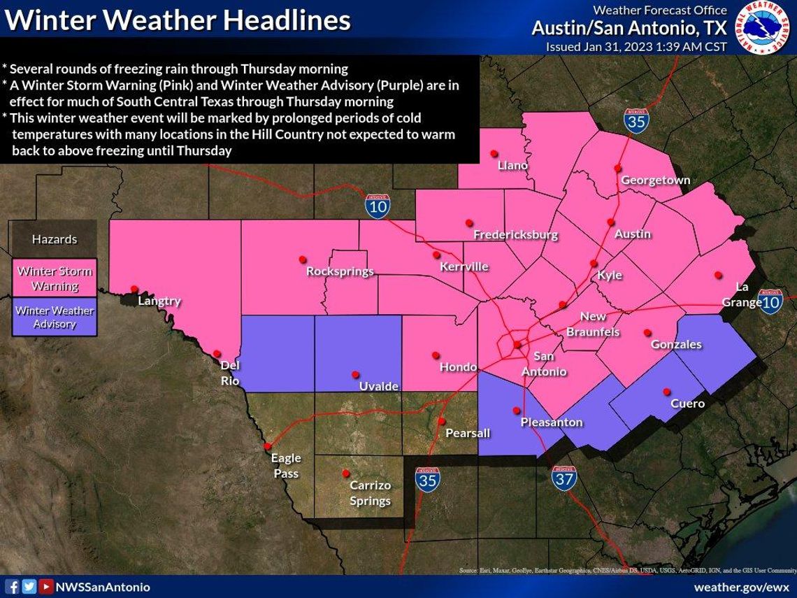 Winter Storm Warning extended into Thursday