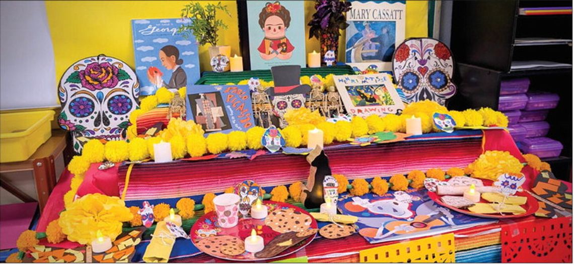 Wonderland School celebrates Día de los Muertos with ofrenda for inspirational artists Wonderland School celebrates Día de los Muertos with ofrenda for inspirational artists