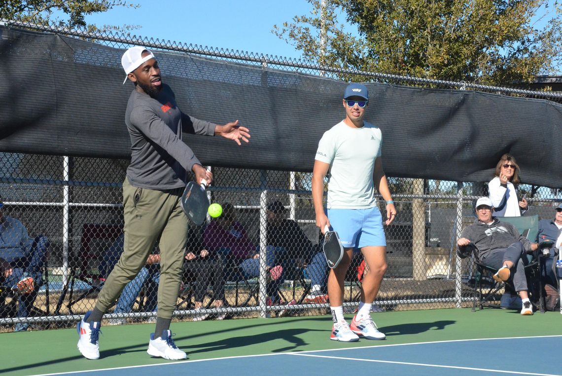 World’s best pickleball players showcase skills at Kissing Tree