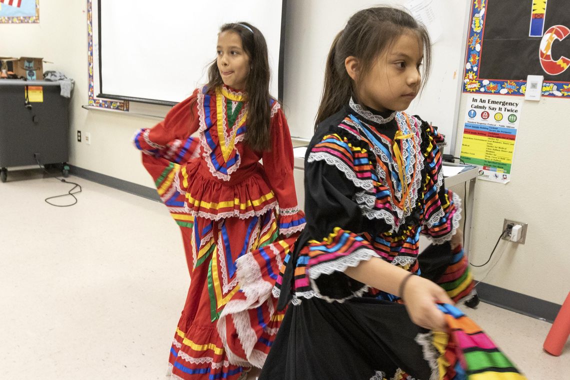 Young dancers get their costumes, continue rehearsals