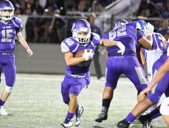 GAME NIGHT: San Marcos High School Rattlers VS Hays Rebels 8-31-18