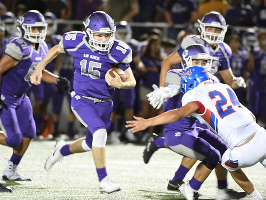 GAME NIGHT: San Marcos High School Rattlers VS Hays Rebels 8-31-18