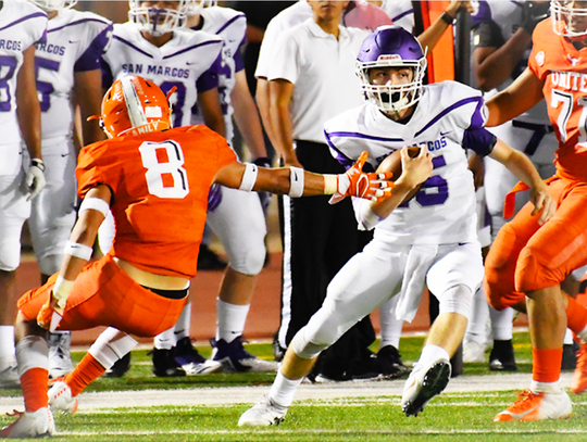 San Marcos  High School vs Laredo United Longhorns 9-13-18