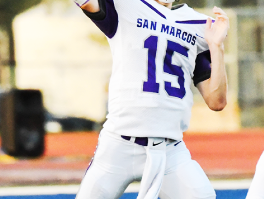 San Marcos  High School vs Laredo United Longhorns 9-13-18 - Alex Garcia