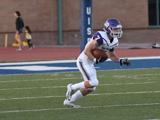 San Marcos  High School vs Laredo United Longhorns 9-13-18 - Kannon Webb