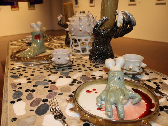 TXST Art thesis on display